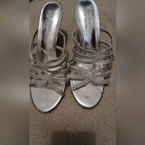 Touch of Nina Glittering Silver Heels